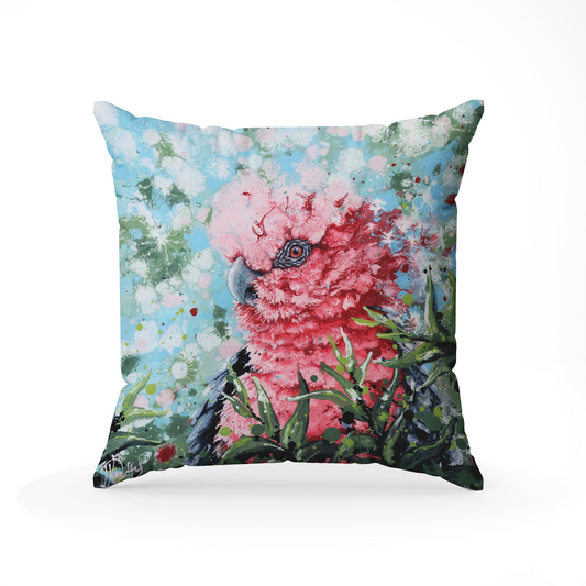 Galah Square Cushion Cover